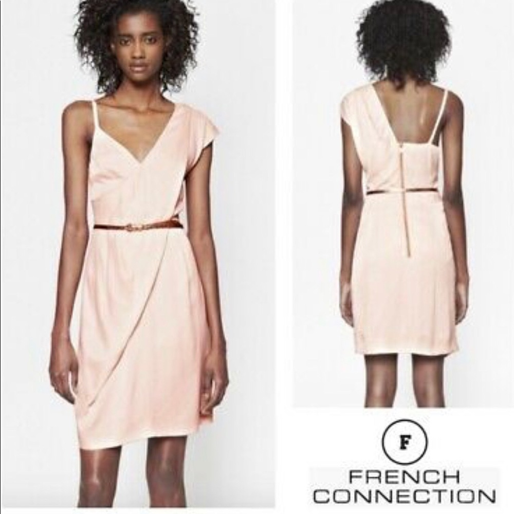 French Connection Pink/Blush 1 w Rose Gold Belt